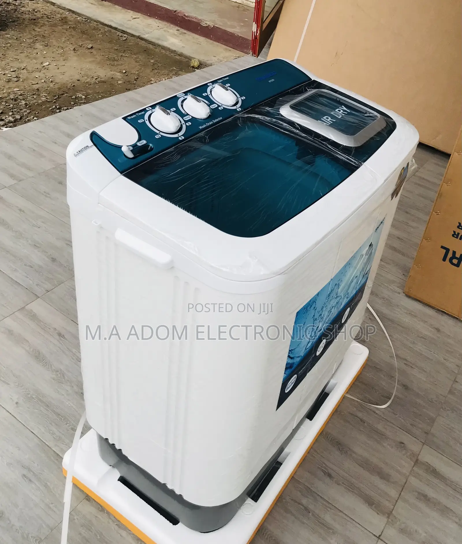 Energy Saving Nasco 8kg Top Load Electric Washing Machine.