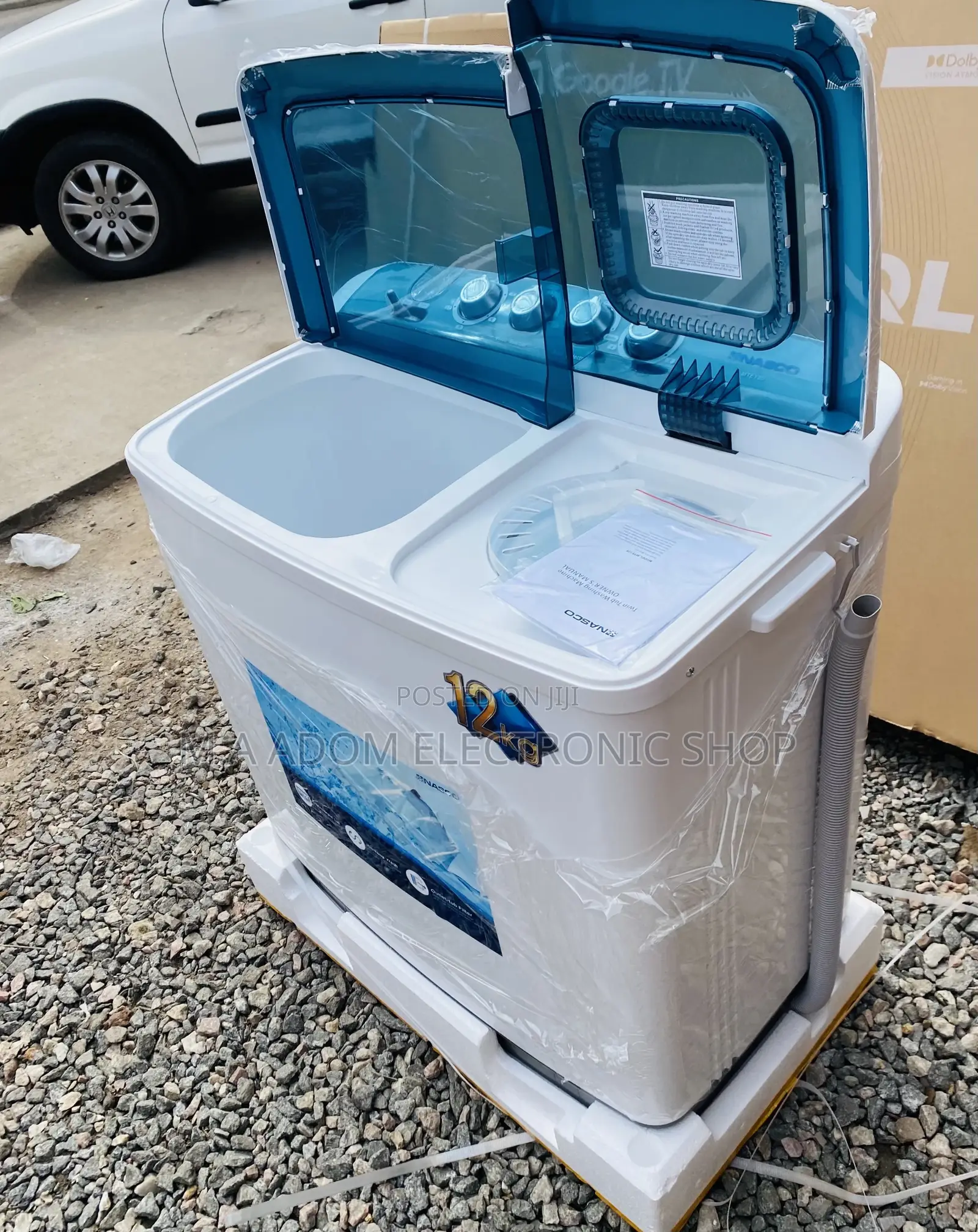Well Designed Nasco 12kg Top Load Electric Washing Machine.