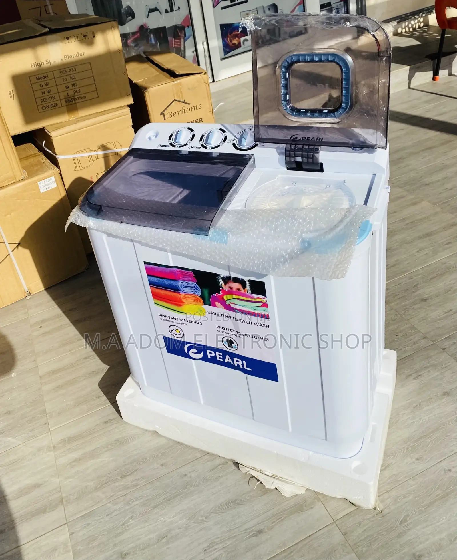 Fabulous Pearl 12kg Top Load Electric Washing Machine 