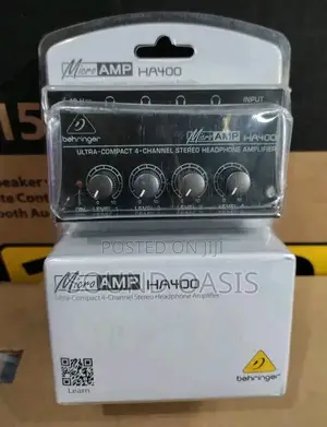 Behringer MICROAMP HA400 4 Channel Stereo Headphone Amp