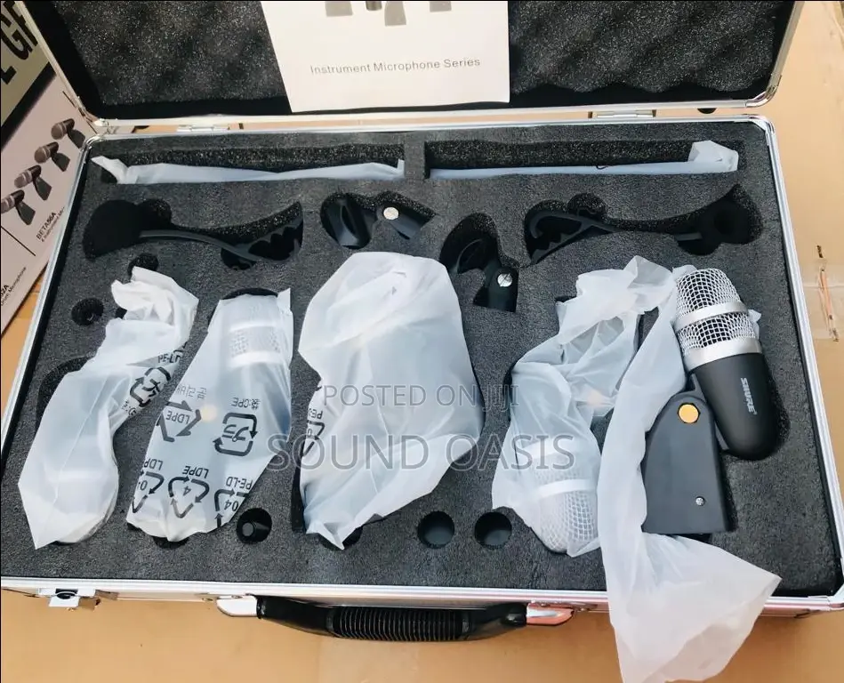 Shure BETA52A, BETA56A, BETA57A 7-Piece Drum Microphone Kit