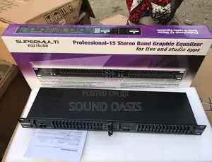 EQ215 Professional Audio Dual 15 Band Graphic Equalizer