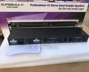 EQ215 Professional Audio Dual 15 Band Graphic Equalizer