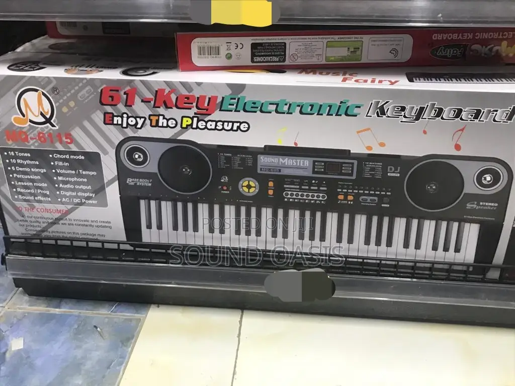 Sound-Master MQ-6115 61key Keyboard Synthesizer