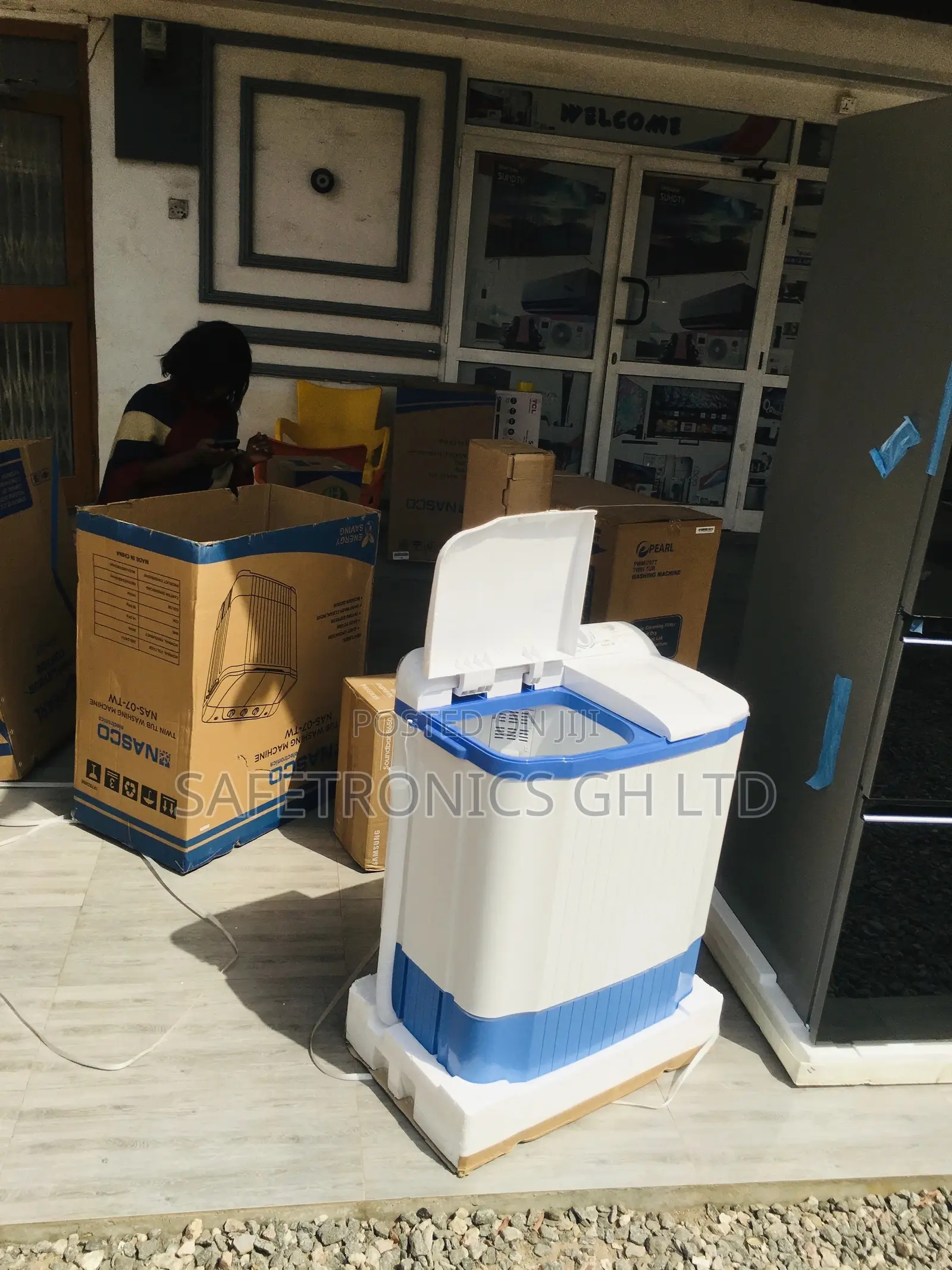 Semiautomatic Electric 7kg Washingmachine Topload Nasco