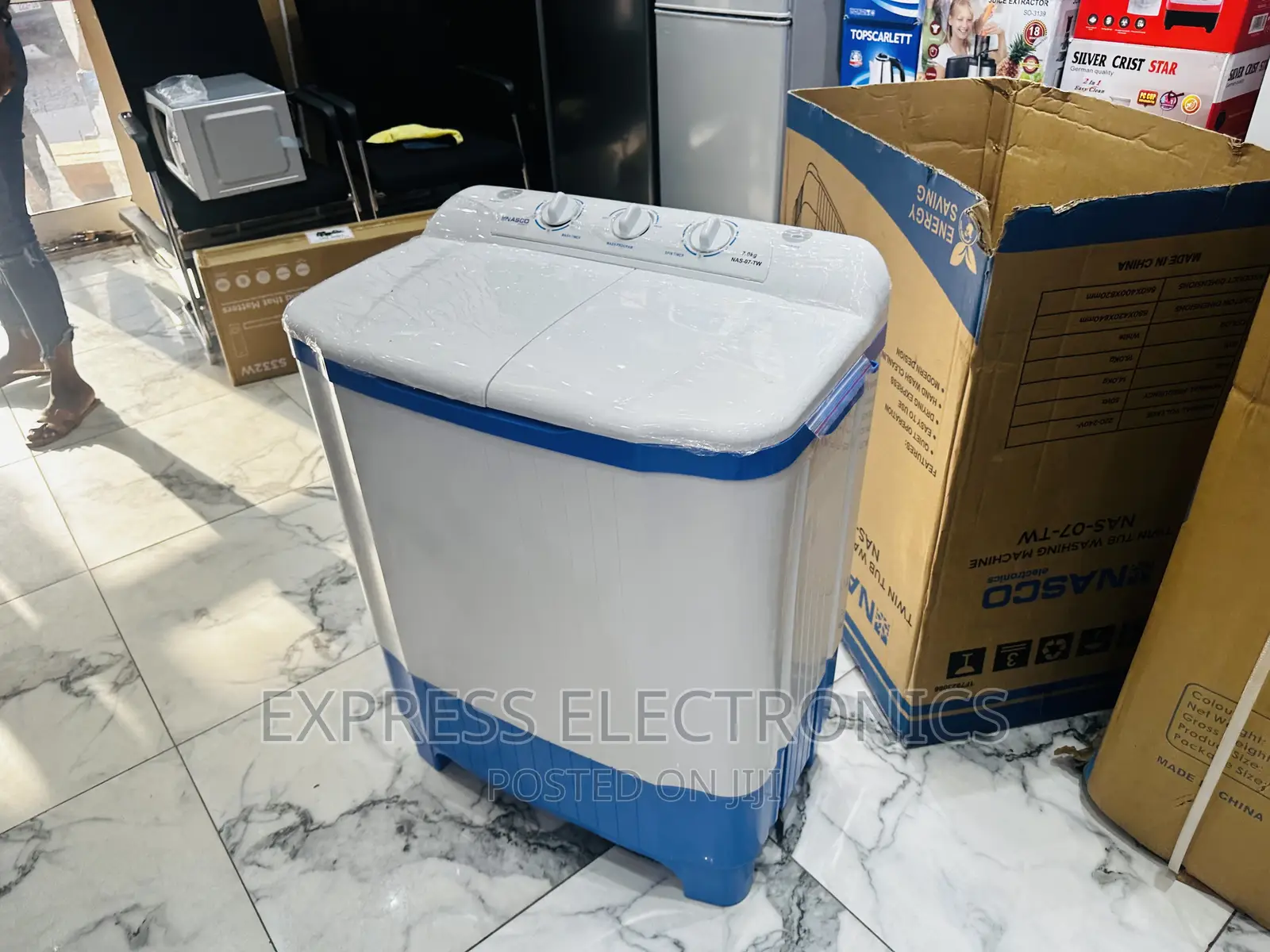Nasco Program Selected Washing Machine Nasco 7kg Topload