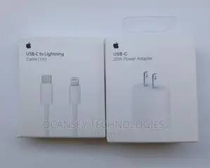 Apple Type-C to Lightning 20W Charger US Plug (2-Pin)