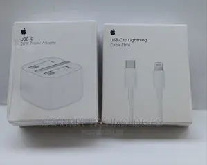 Apple iPhone Type-C to Lightning 20w Charger Uk Plug (3-Pin)