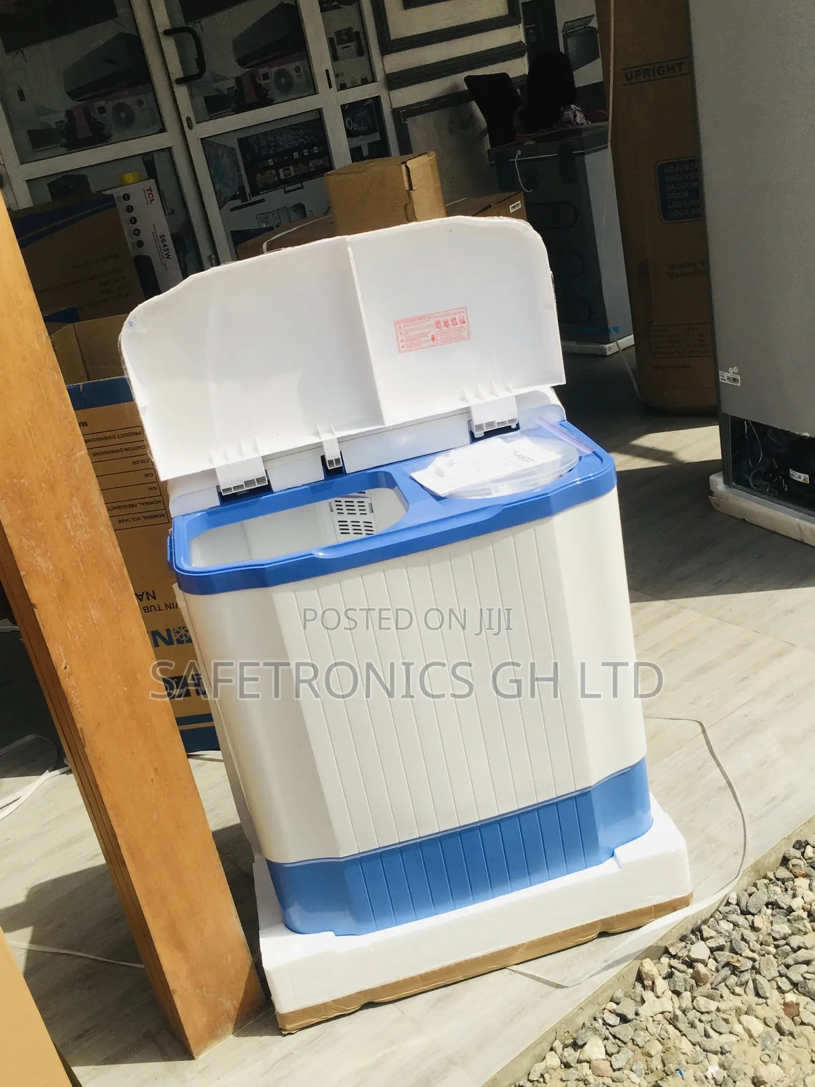 Topload Semiautomatic Washingmachine 7kg Nasco Blue/White