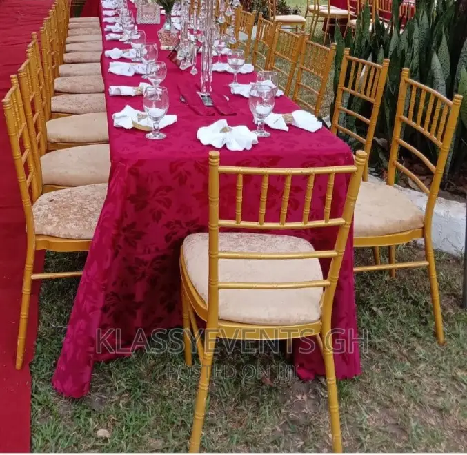 Chairs and Canopy Rental
