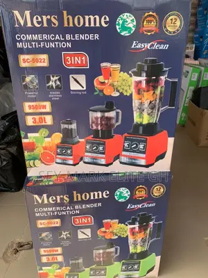 Mers Home Commercial Blender(3 in 1)