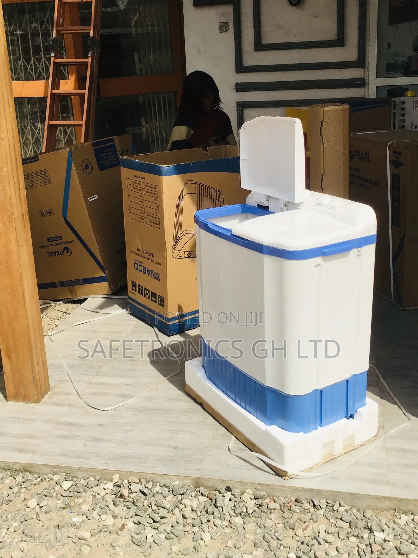 7kg Washingmachine Topload Semiautomatic Nasco Elegant