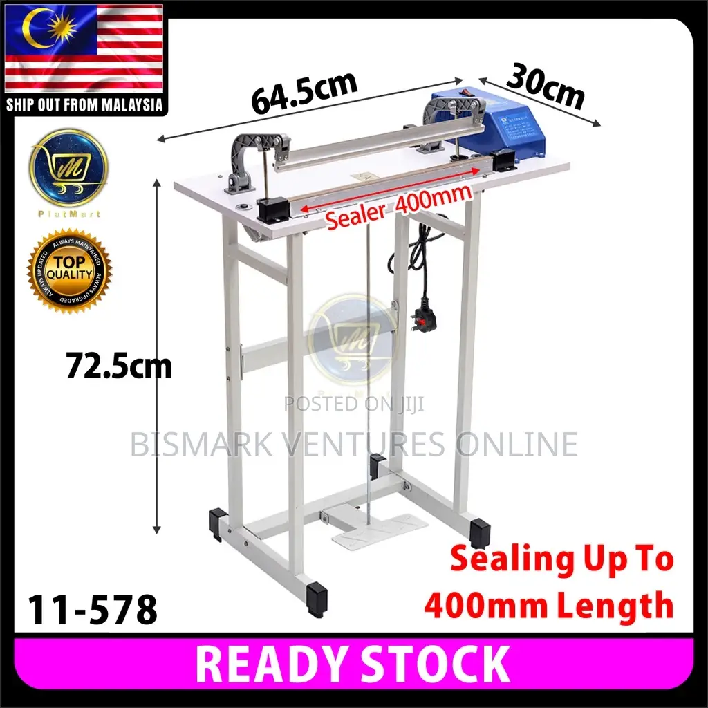 400mm Packaging Foot Padel Impulse Sealer Machine