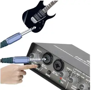 Q24 Studio Recording Audio Interface Electric Guitar