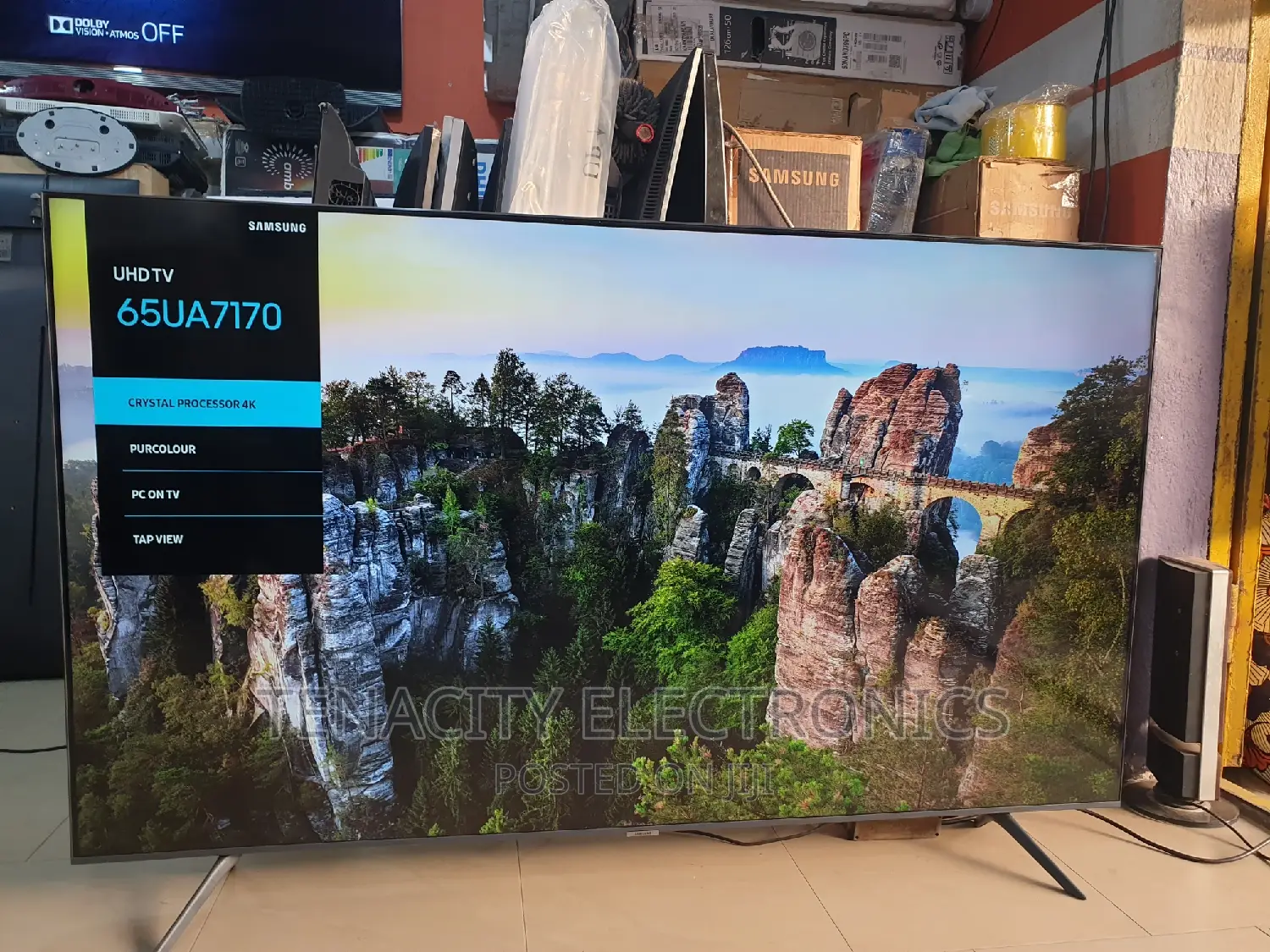 65"Crystal Uhd Samsung HDR Smart Satellite Tv