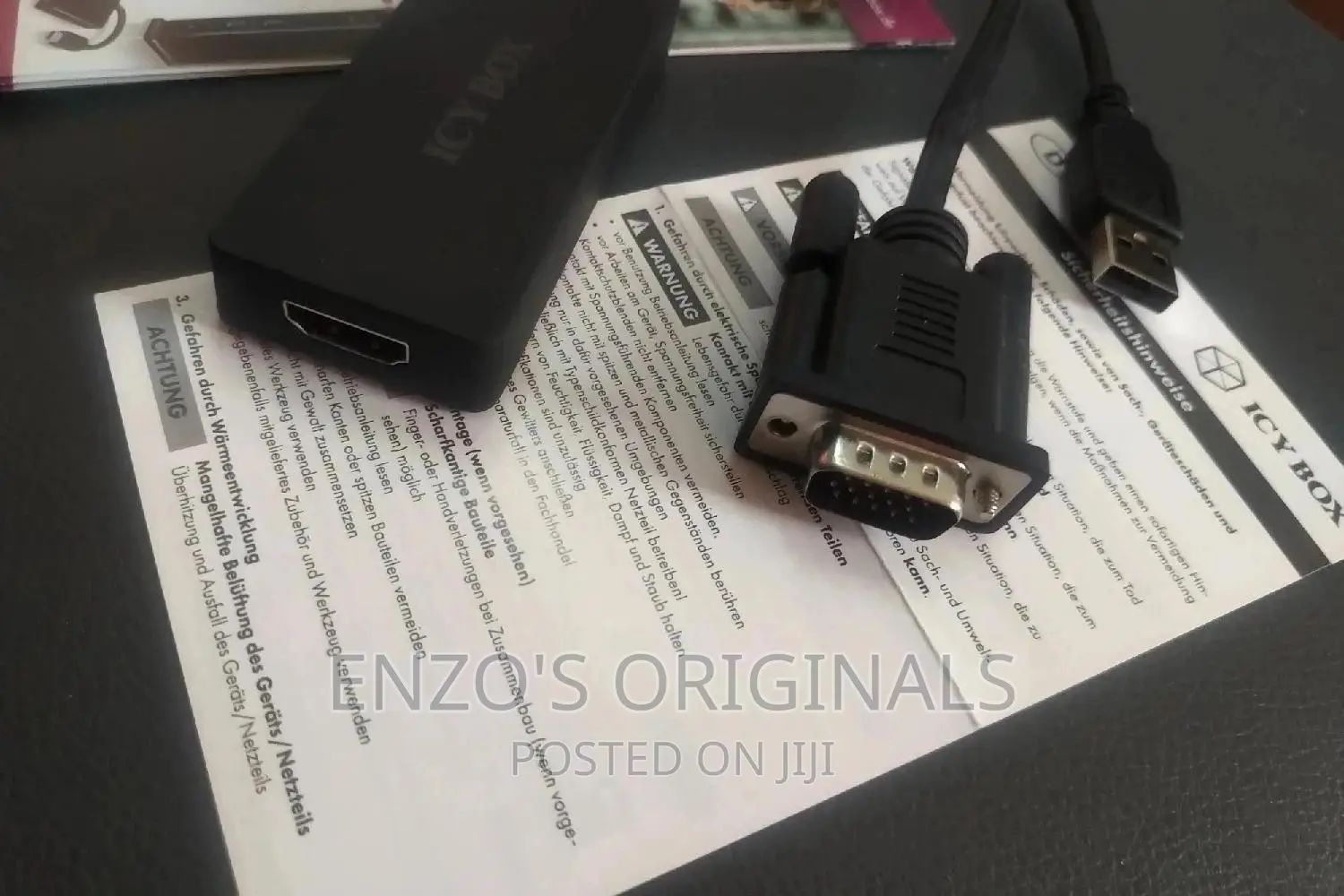High Resolution Quality VGA to HDMI Adapter 1080p