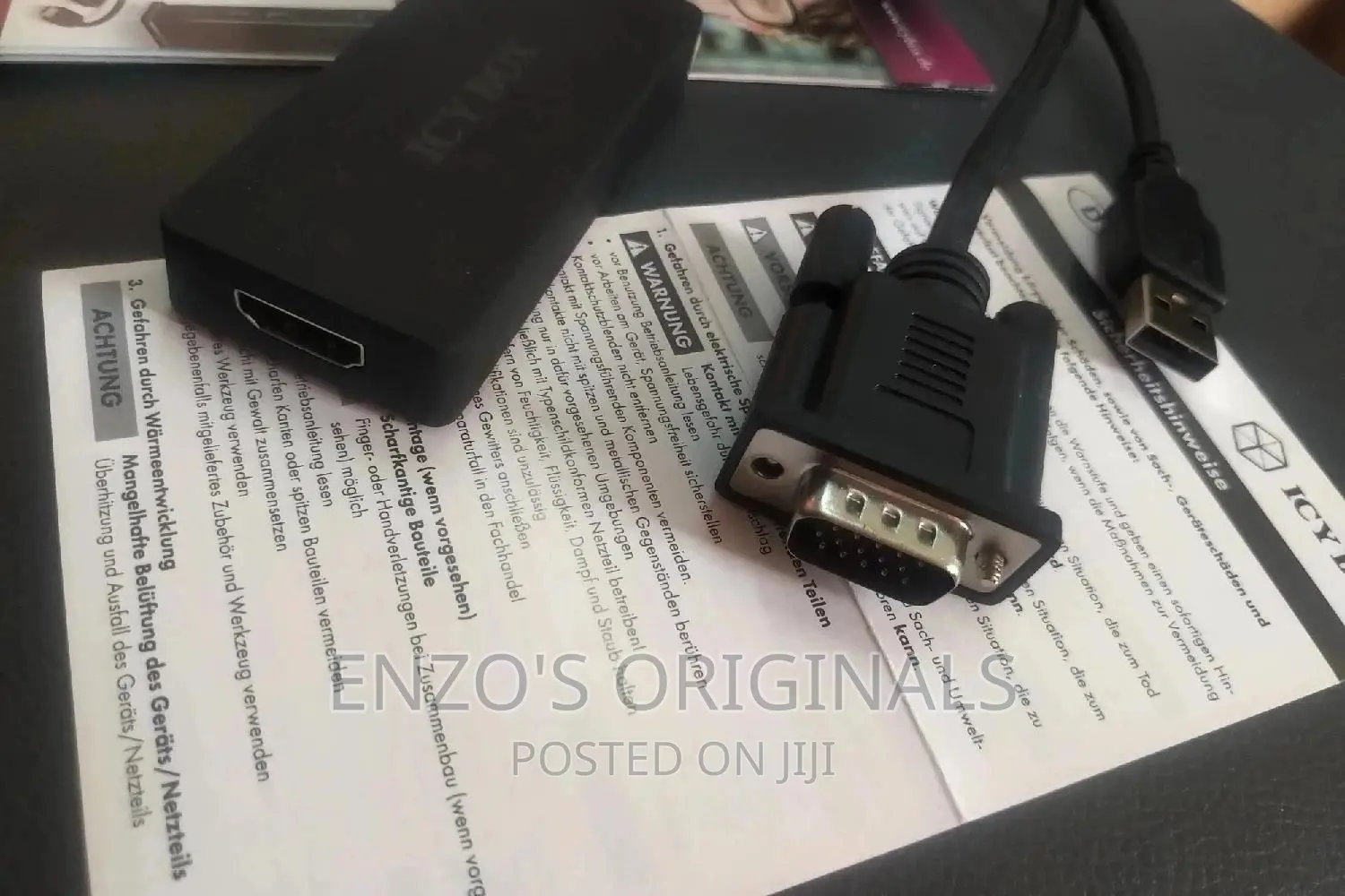 High Resolution Quality VGA to HDMI Adapter 1080p