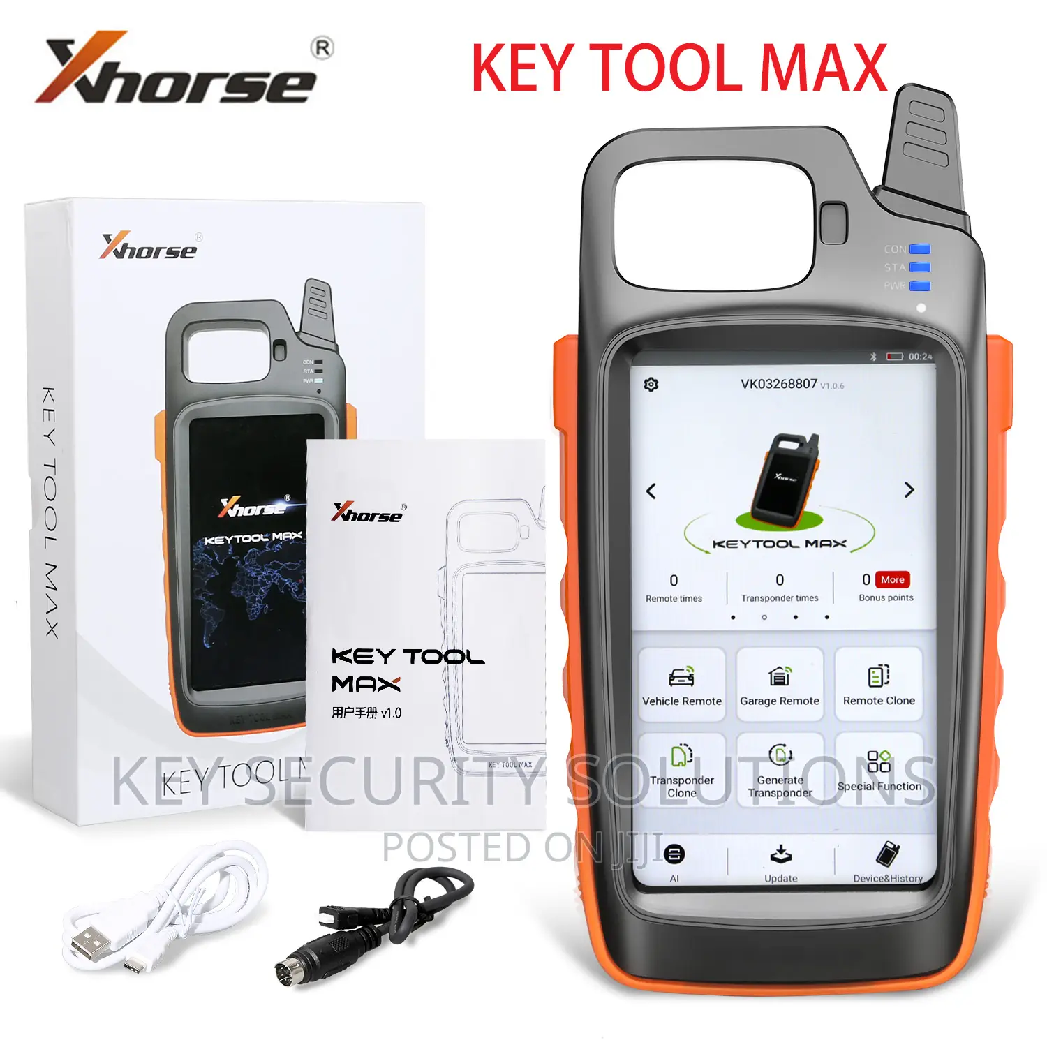 Xhorse Key Tool Max Multi-Language Remote Programmer