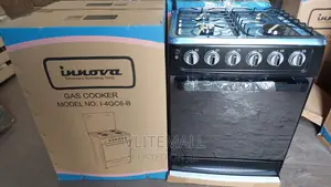 Innova 4 Burner Gas Cooker 60×60 With Oven Grill(I-4gc6-B)