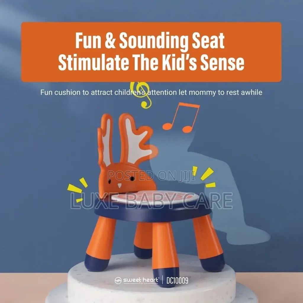 3-in-1 Kids Dining Chair With Adorable Animal Design