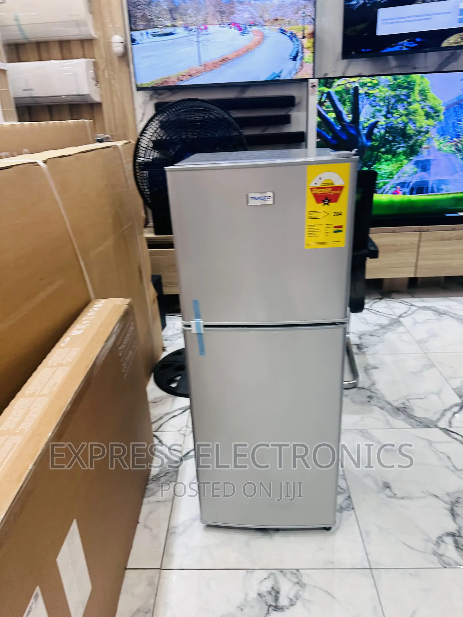 Grab a Deal on Nasf2-13fl Double Door Fridge Nasco Grey