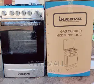 Innova 4 Burner Gas Cooker 50×50 With Oven Grill - (I-4gc)