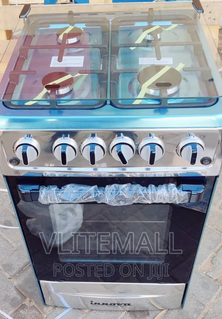 Innova 4 Burner Gas Cooker 50×50 With Oven Grill - (I-4gc)