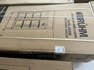 Brand New Bruhm Double Door Display Fridge