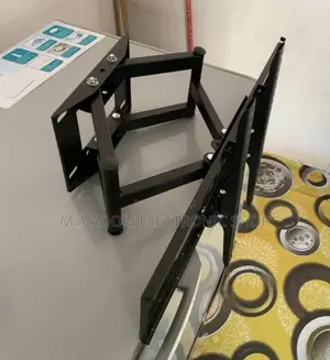 Durable Adjustable Double Arm Tv Mount(Black).