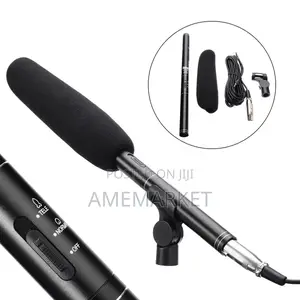 Interview Microphone for Phones and Cameras PC. Boom Mic
