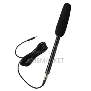 Interview Microphone for Phones and Cameras PC. Boom Mic