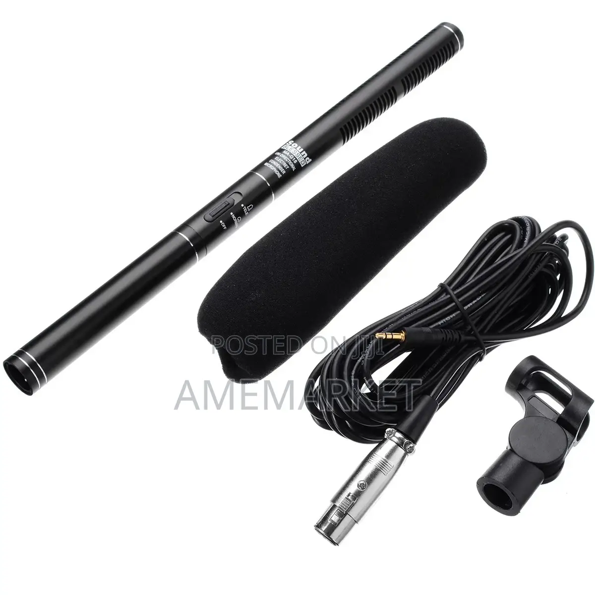 Interview Microphone for Phones and Cameras PC. Boom Mic