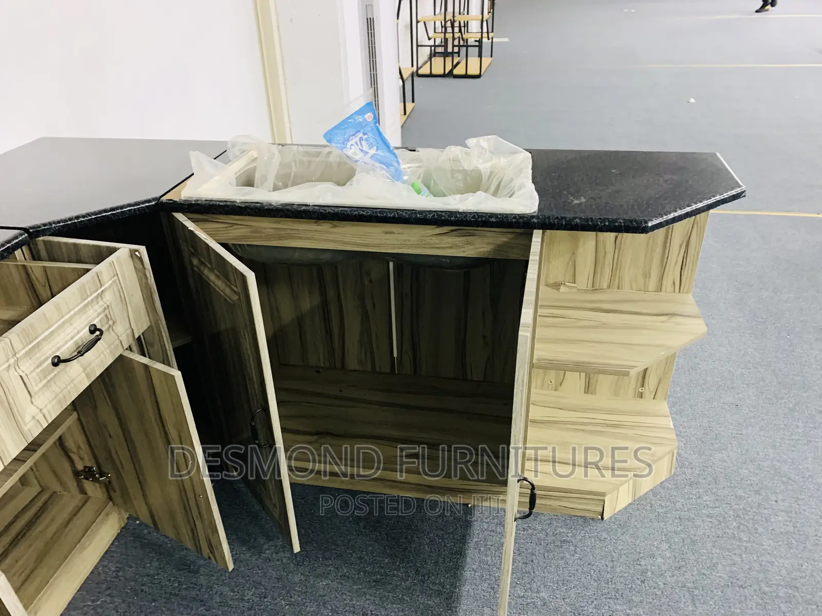 Kitchen Cabinet With a Sink Set 4 Pieces