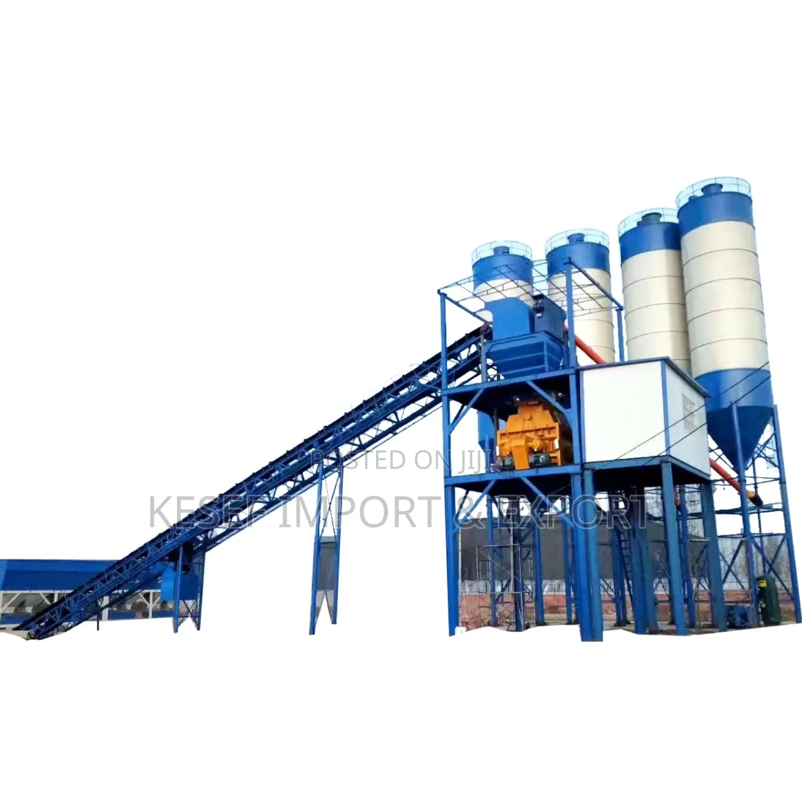Batching Station . Concrete Mixing Plant