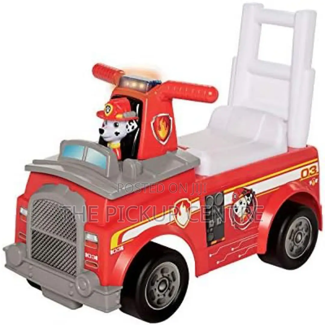 Paw Patrol Marshal Fire Truck Ride-on With Sounds for Kids