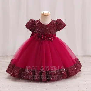 Baby Girl Gorgeous Sequin Christmas Dress 9months to 5yrs