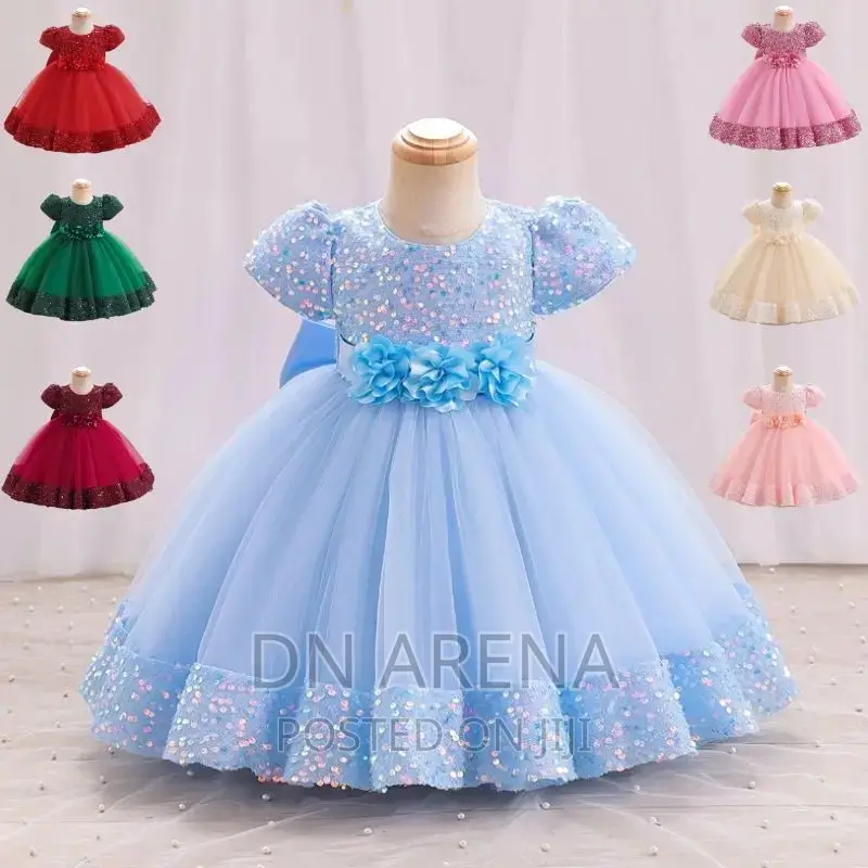 Baby Girl Gorgeous Sequin Christmas Dress 9months to 5yrs