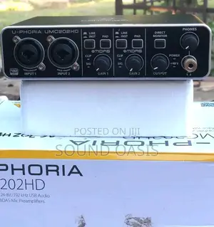 U-Phoria
Behringer U-Phoria Umc202hd Usb Audio Interface