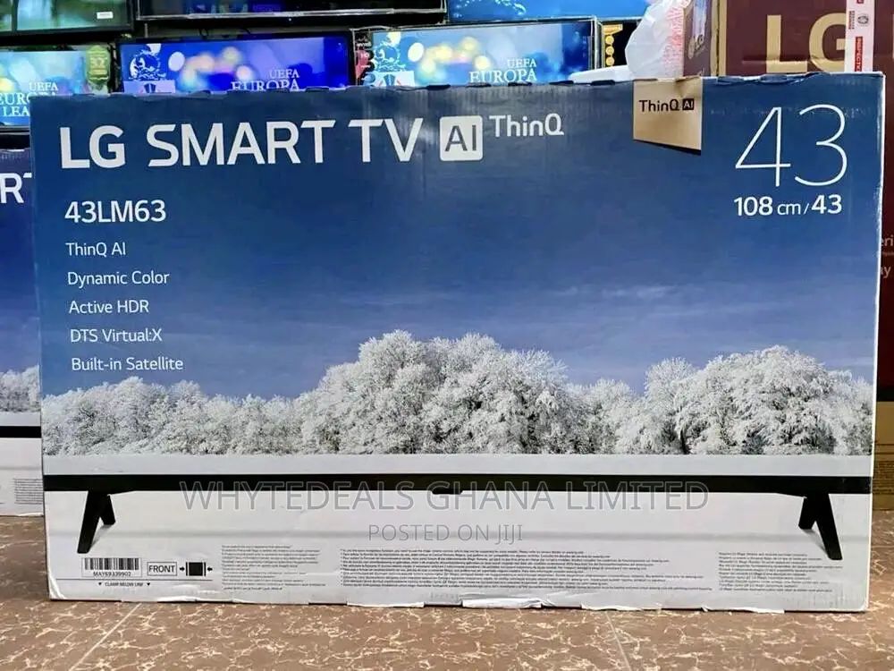 Lg 43" Smart Led Tv| Full Hd| 1080p| Bluetooth| Thinq Ai| Netflix|2025