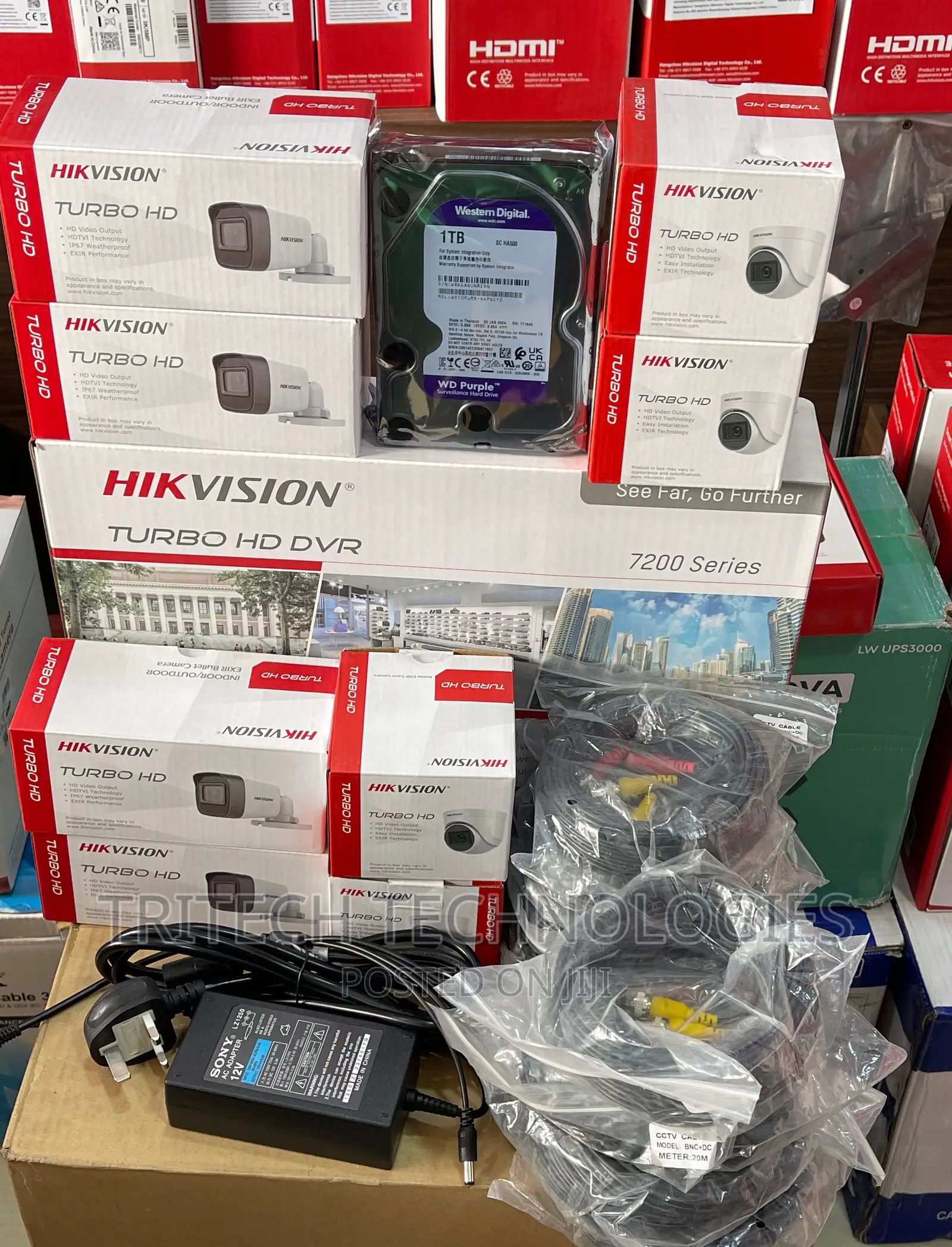 HIKVISION 8ch Kit Complete With 1TB HDD 2MP