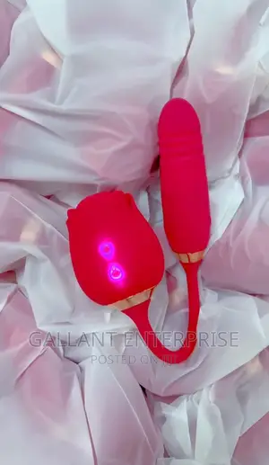 Rose Sucking Dildo Vibrator Sex Toy for Women