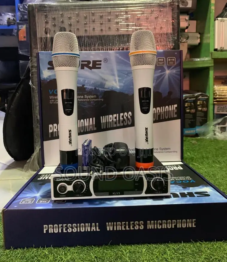 Mic Wireless SHURE KLV3 UHF (White)