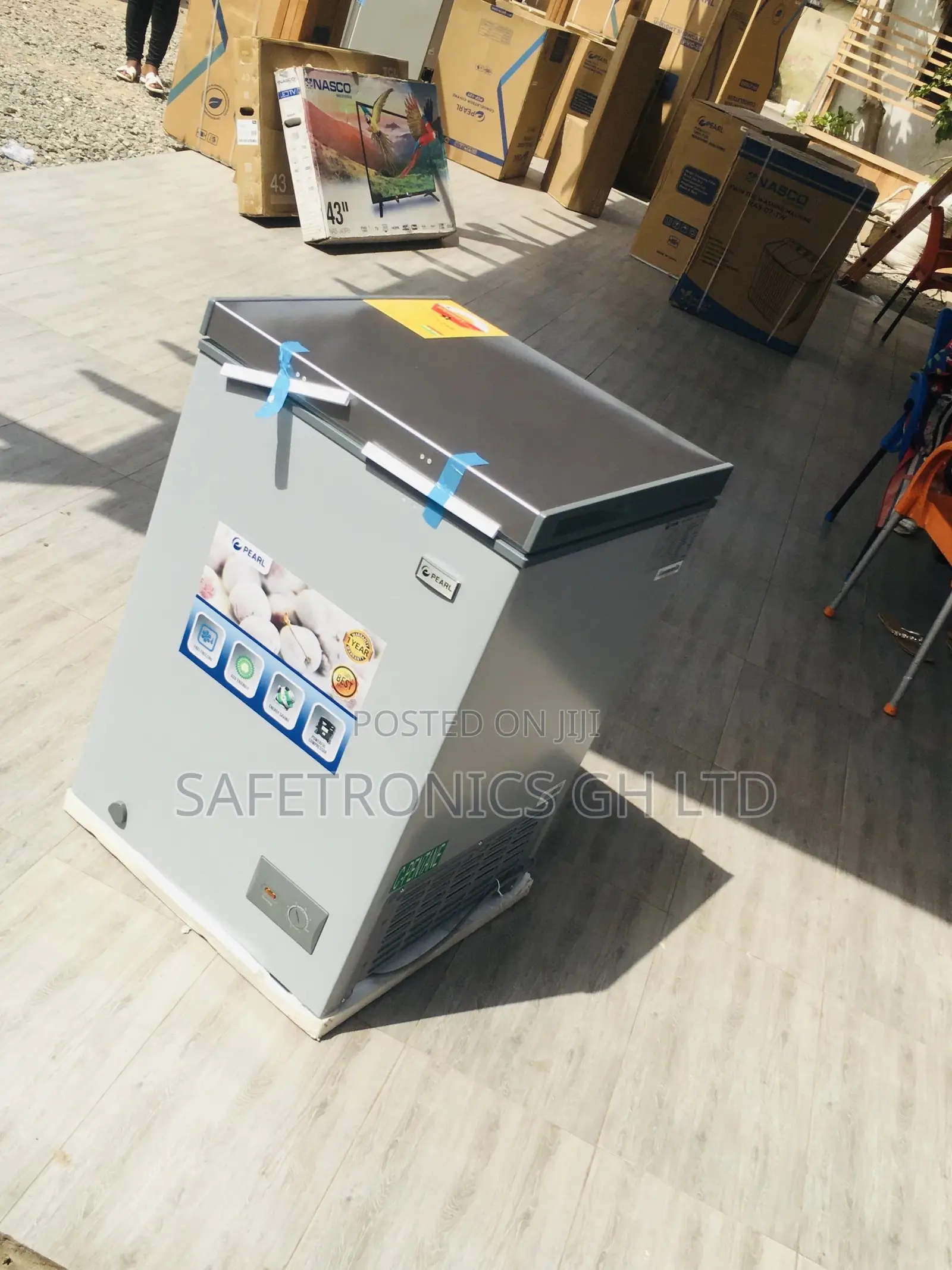 100 Liters Chestfreezer Singledoor PCF-127 Electric Pearl