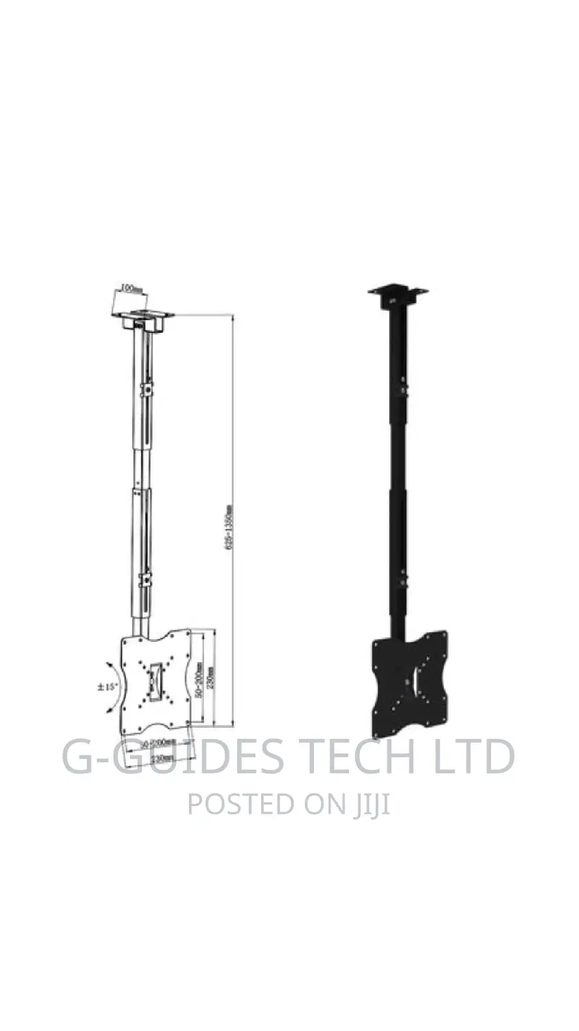 Skill Tech Sh-22c Tv Ceiling Mount 17”- 42”, Sh-22c Ceiling Tv Mount