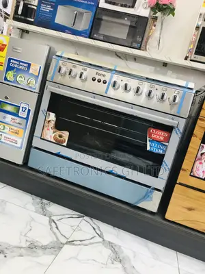 Glass Lid 60x90 Oven With Grill 4 Gas 2 Electric Gray