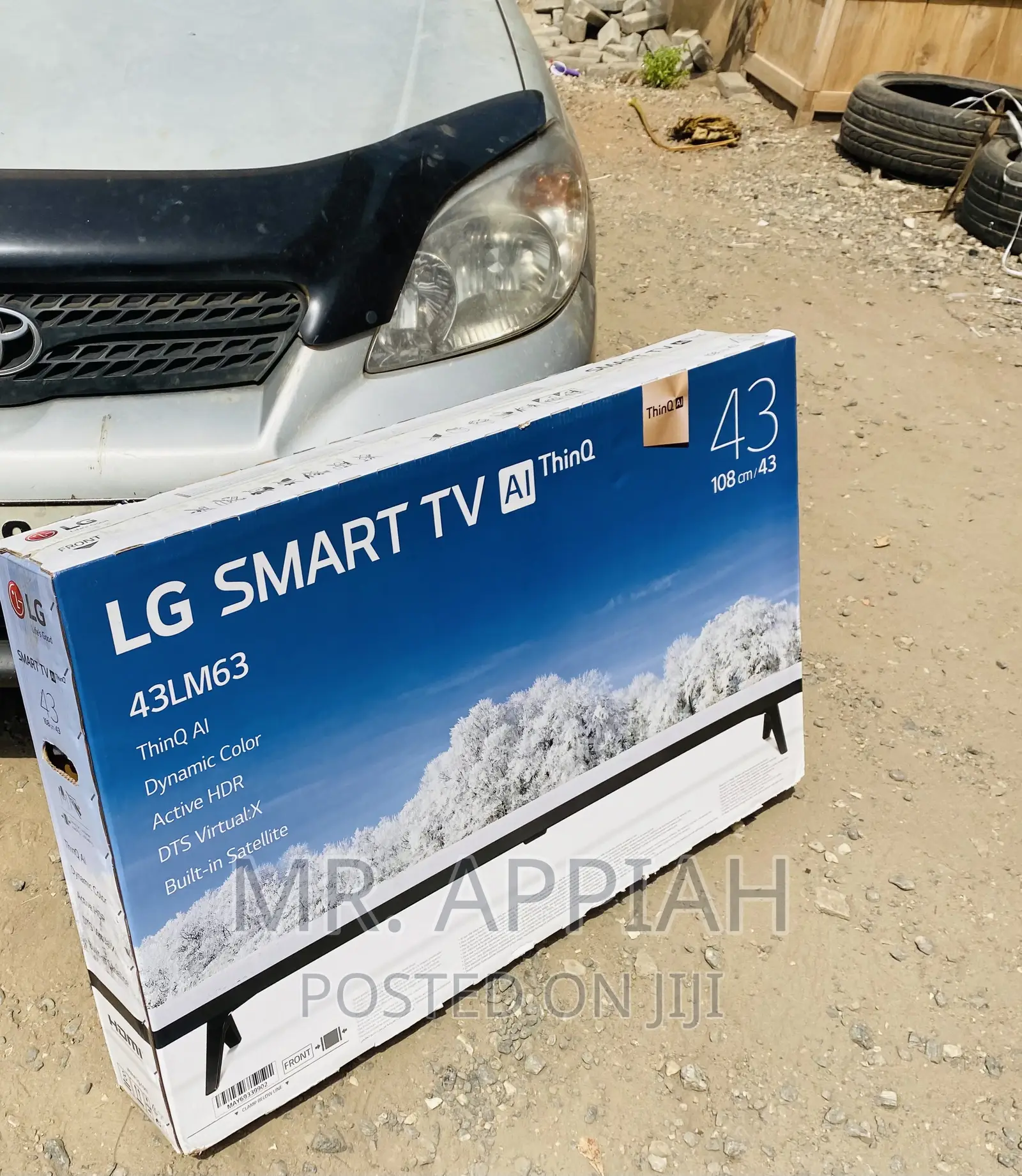 Classic Designed LG 43lm637 43 Inch Electric Led Tv(Black).
