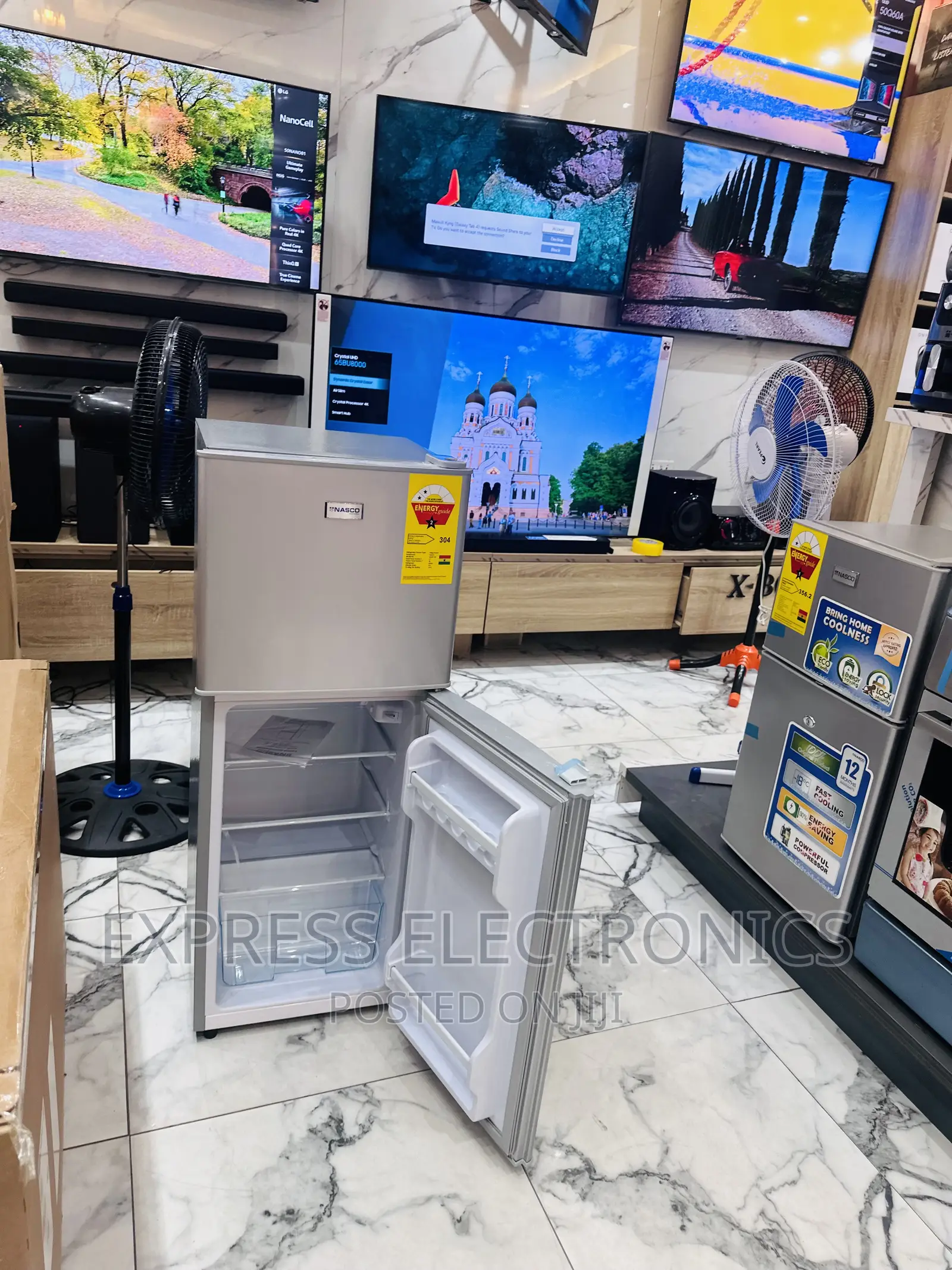 Mesmeric Sleek Nasf2-13fl —Grey Fridge