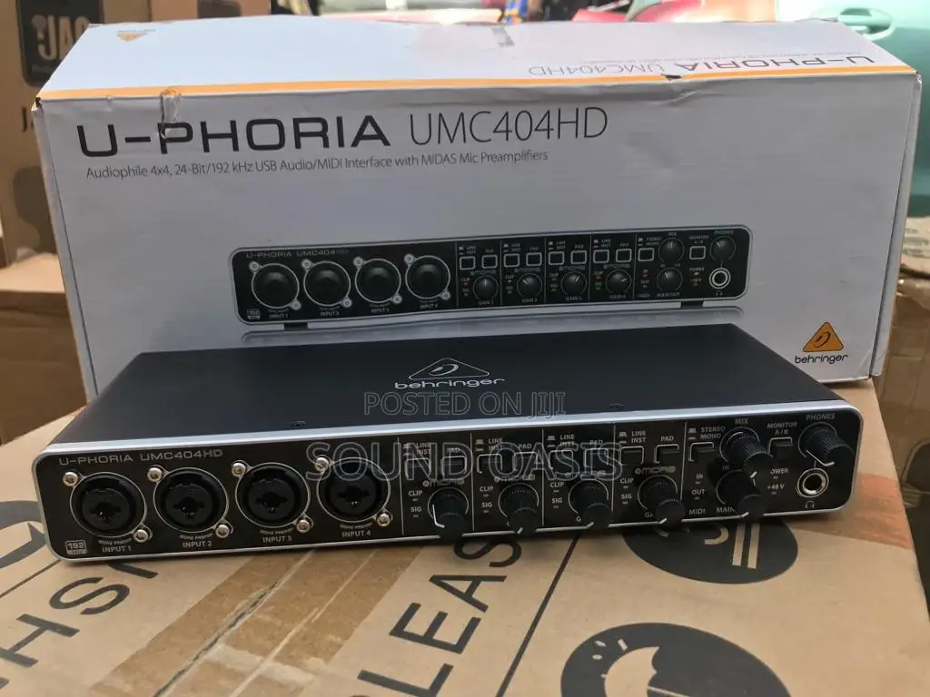 Behringer U-phoria Umc404hd Usb Audio Interface