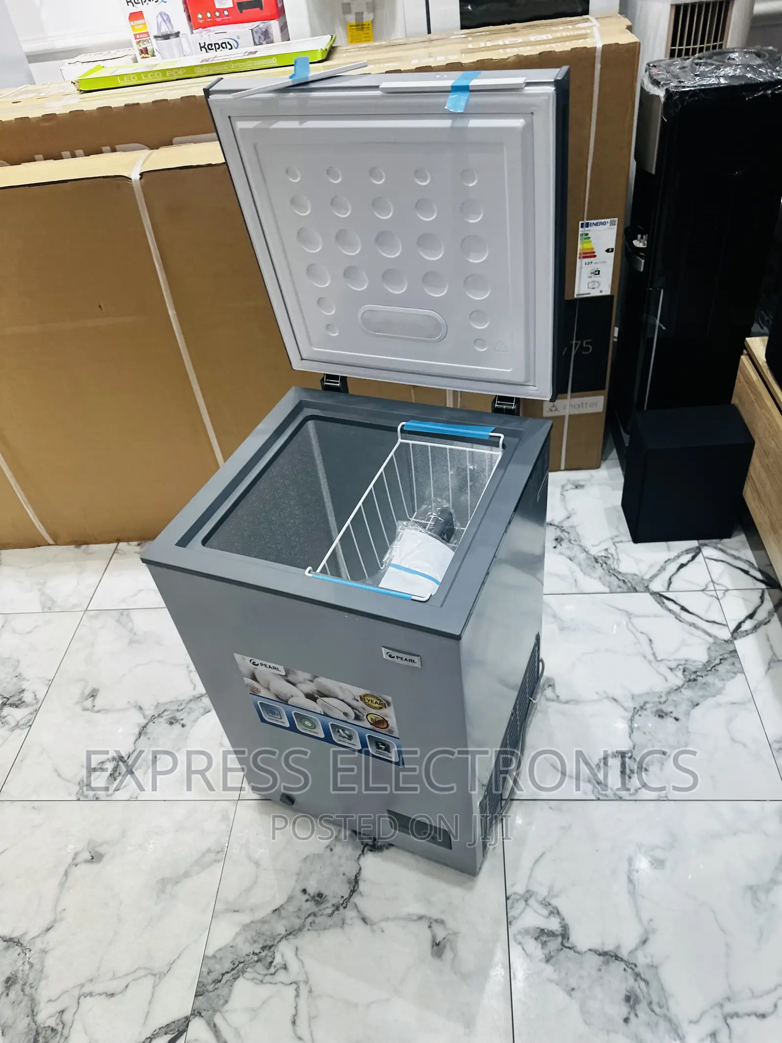 Better Deal on Pearl Chest Freezer Single Door Grey