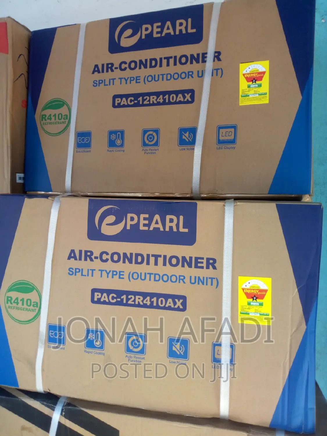 Pearl 1.5hp R410 Black Mirror Split Air Conditioner